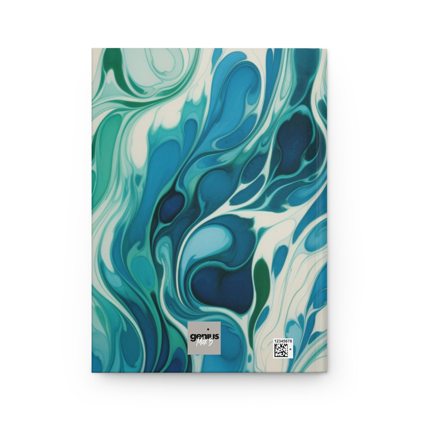 Aqua Swirls - Journal
