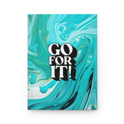 Turquoise Swirl Motivation - Journal