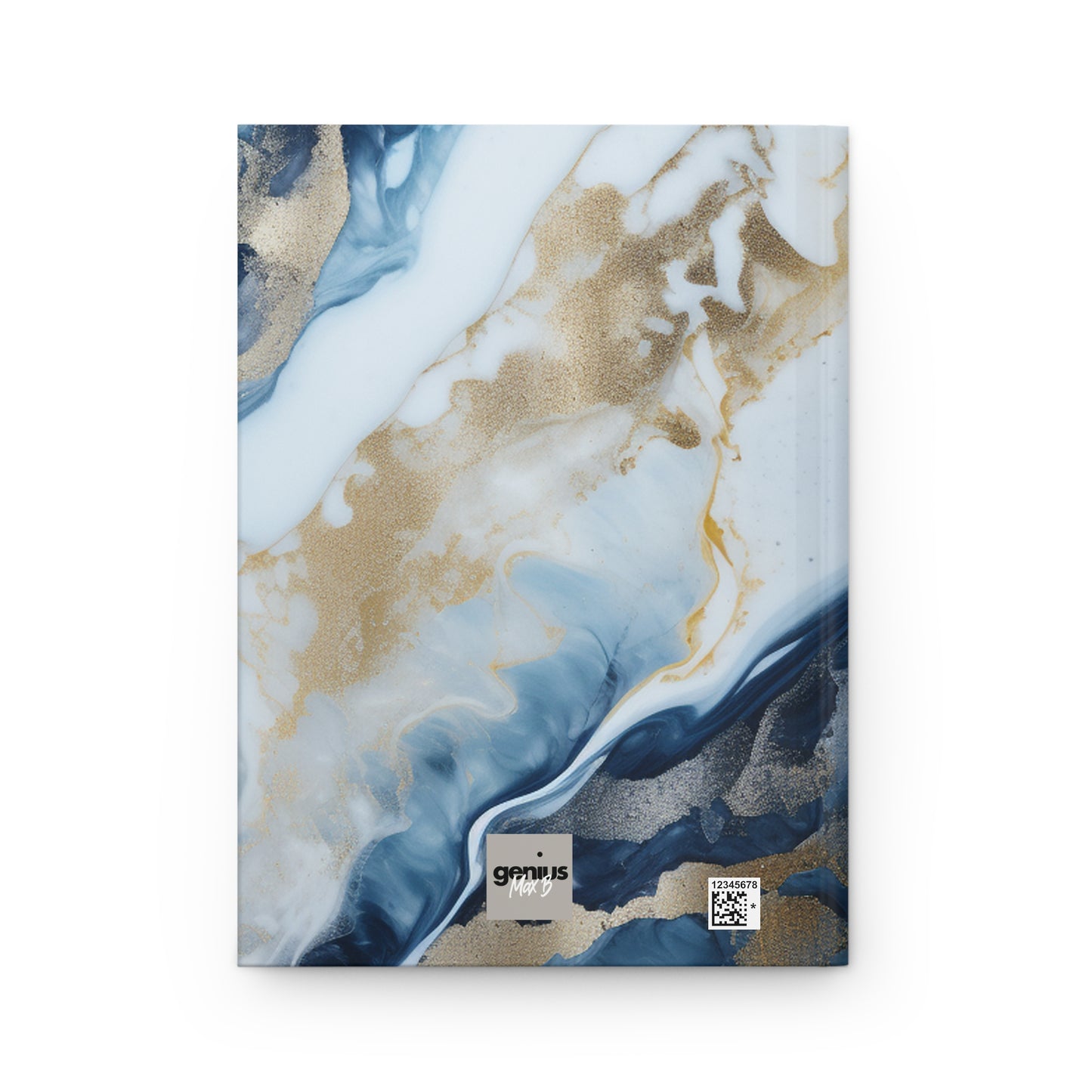 Blue Marbled Elegance - Journal